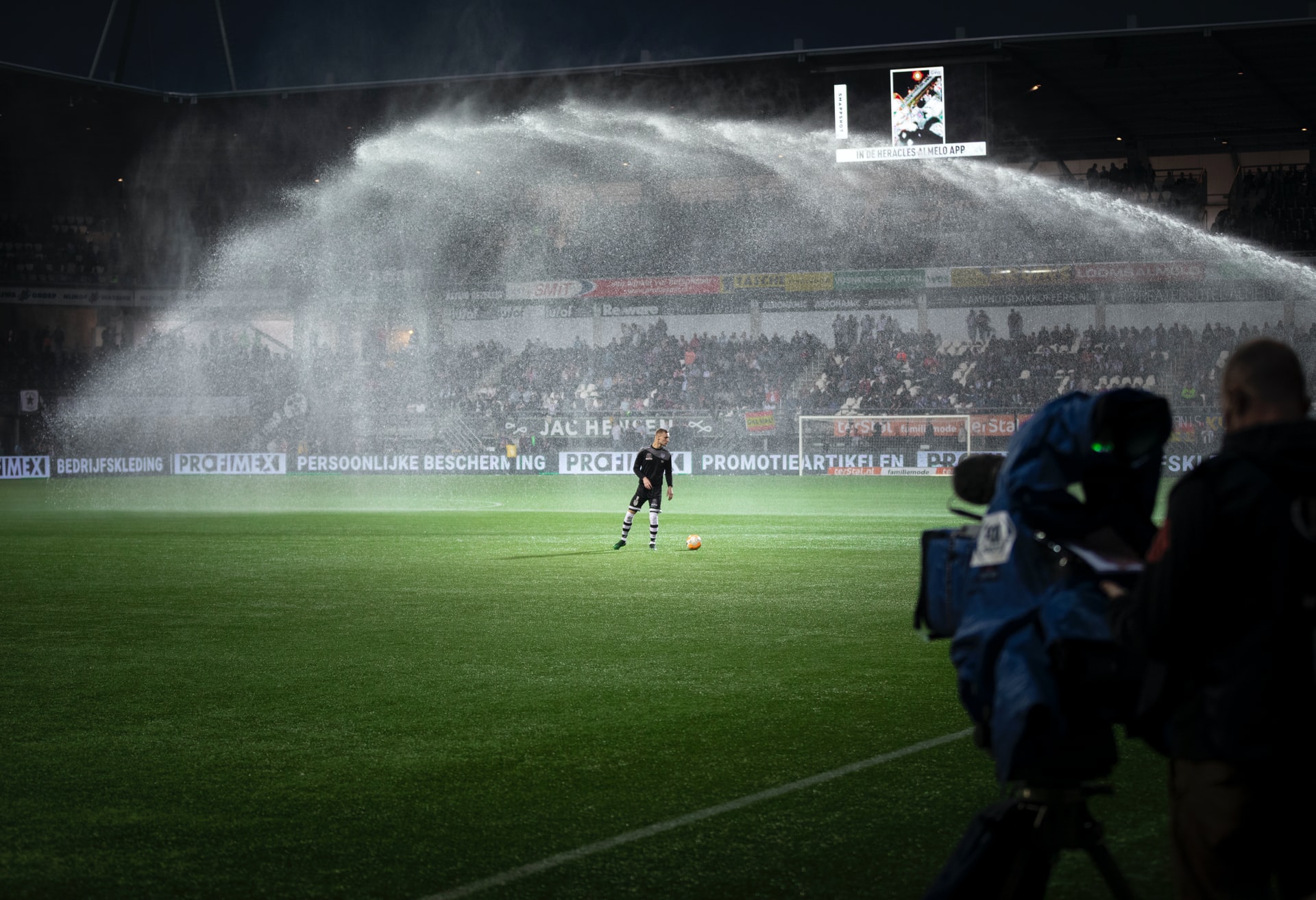 Camera technology on Soccer match