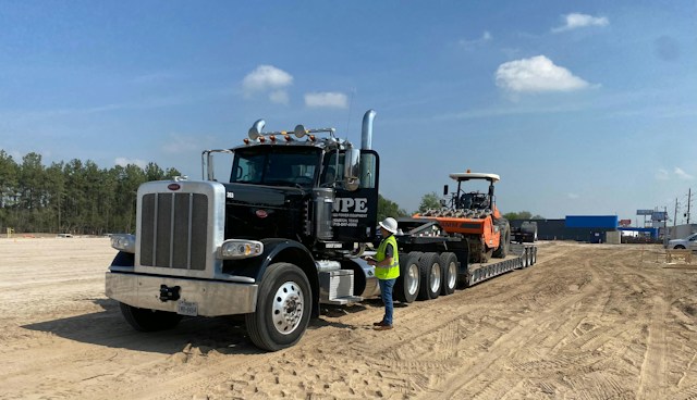 A modern heavy duty towing truck